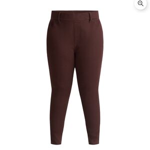 Stretch Ponte Skinny Pants - Deep Chocolate Brown